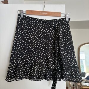 Urban Outfitters Navy Blue Polka Dot Women's Skirt